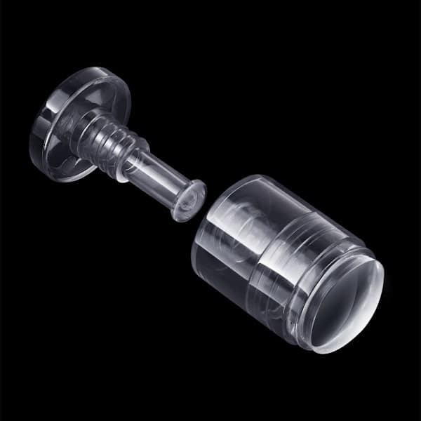 Nagelstämpel Skrapaset Transparent Roterbart