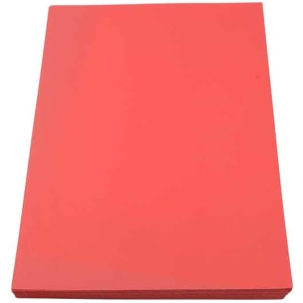 A4 160gsm Rødt Farget Kartong (Pakke med 100 ark), HCP521