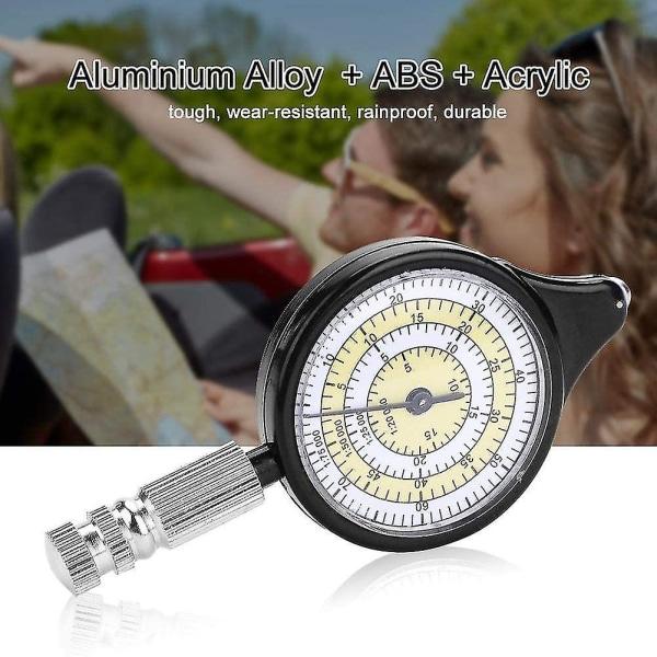 Curvimeter Karta Curvimeter, Curvimeter Kompass, Opisometer Diance Kalkylator Karta Meter Kompass Vandring Hy