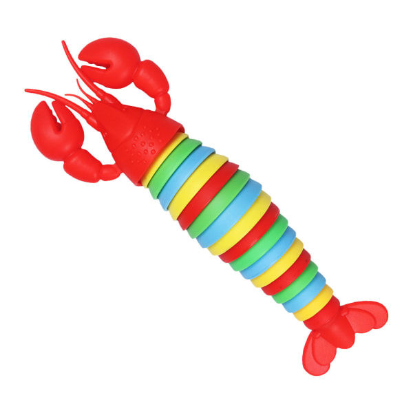 Slug Leke, 3D Artikulerte Klebrige Elastiske Sensoriske Leker (Kreps)