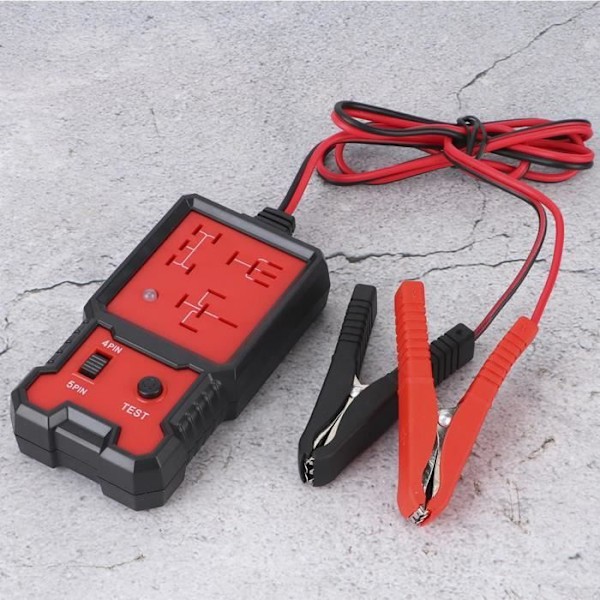 Relätestare - FAFEICY - 12V - Portabel - LED-display - 4/5 stift