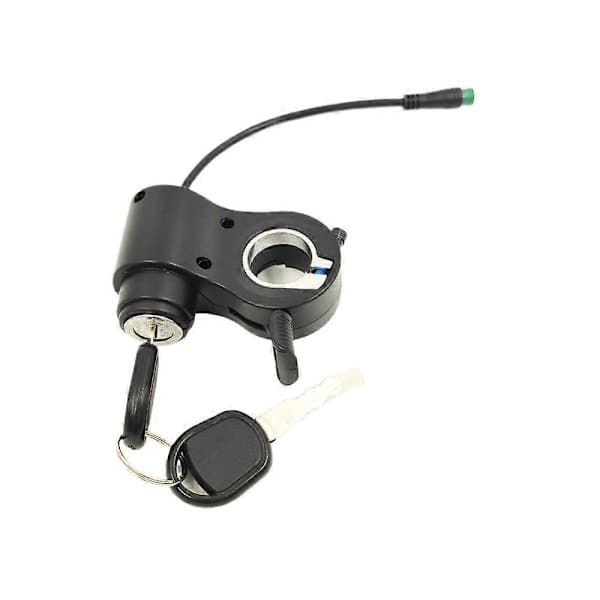 Elektrisk scooter tændingslås til Kukirin til G2 til Max 5-pin integreret gashåndtag med nøgle