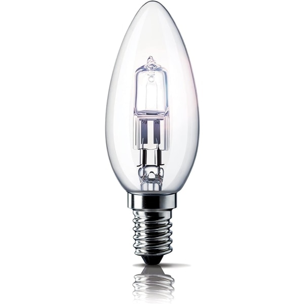 E14 28W Halogenljuskällor, Liten Edison skruvlampa (SES) 2700K, 5-pack