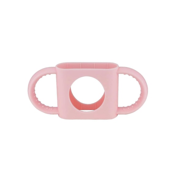 Flaskehåndtag til DR Brown Flasker, Baby Flaskeholder, Naturlig Fødevaregodkendt Silikone, BPA Fri Pink
