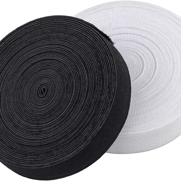 Elastiskt band, 20 mm brett, 5 m, elastiskt vävt elastiskt band för sömnad, KLB