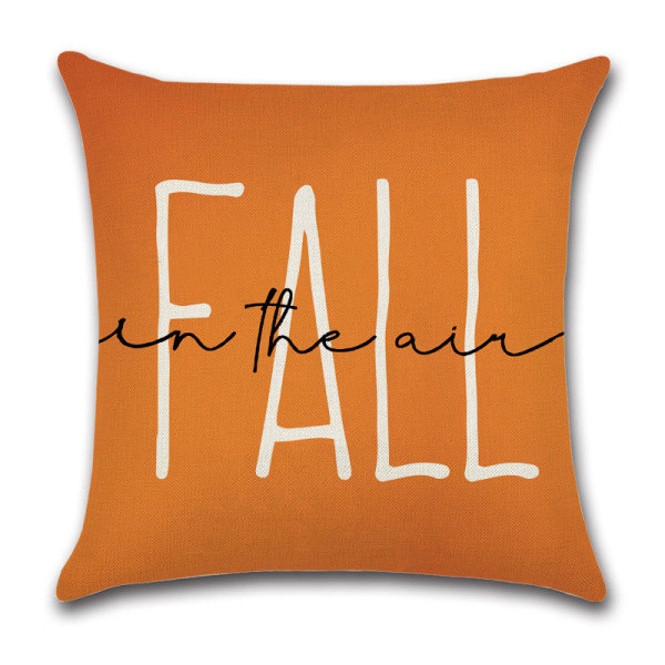 Päällinen 4 osaa Kotelo 45*45cm Kurpitsa Vaahteranlehti Oranssi Päällinen Sohva Olohuone