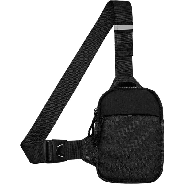 Mini Sling Bag - Herr Dam Liten Vattentät Crossbody Casual Telefon Bröstväska för Vandring
