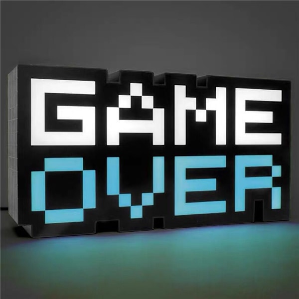 Paladone 'Game Over' lampe, Flerfarvet