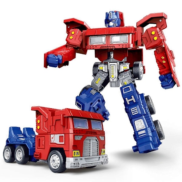 Type A Utdannende Transformerende Anime Robot Action Figur Friksjonsdrevet Billeke for Barn