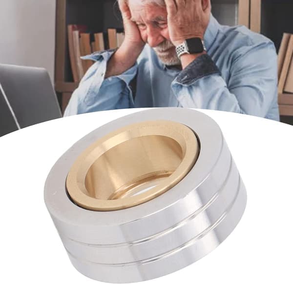 Mekanisk Ring Legetøj, Finger Gyro til Fidgeting, Multifunktionel Stresslindrer til ADHD