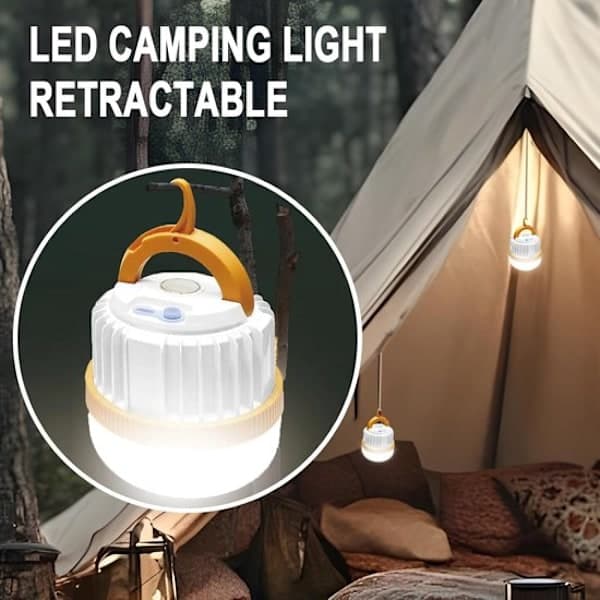 Campinglys - LED-teltlys for leir - Lette utendørs teltlys