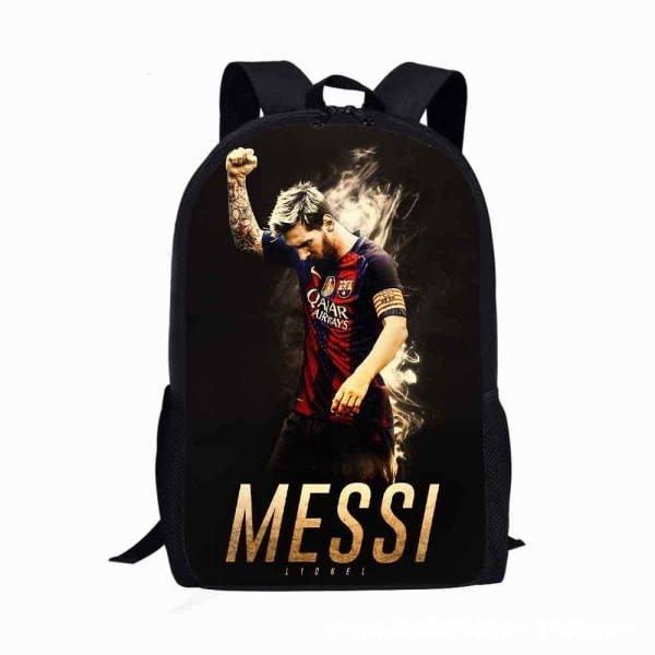 17-tums enkellagers skolväska MESSI skolväska stor kapacitet