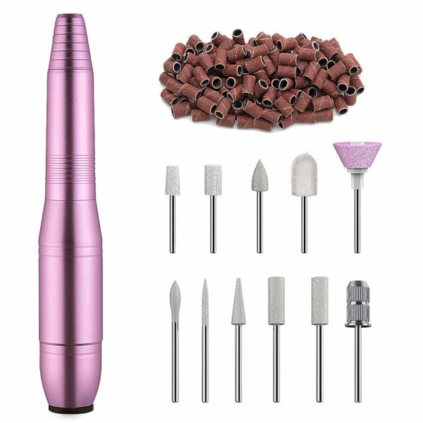 Bärbar elektrisk nagelfil Professionell elektrisk nagelfil Silver CDQ