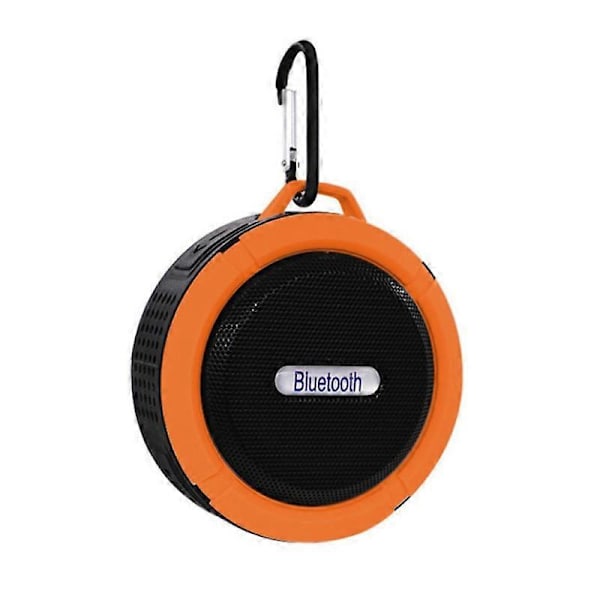 C6 Kannettava Mini Vedenkestävä Stereo Kaiutin TF Langaton Bluetooth-yhteensopiva Kaiutin JIKAIX Orange