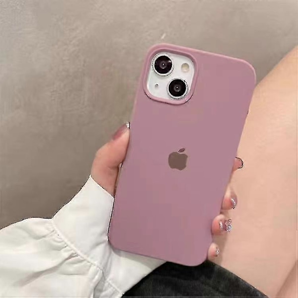 Silikone Telefon Cover til iPhone 13 Black Currant