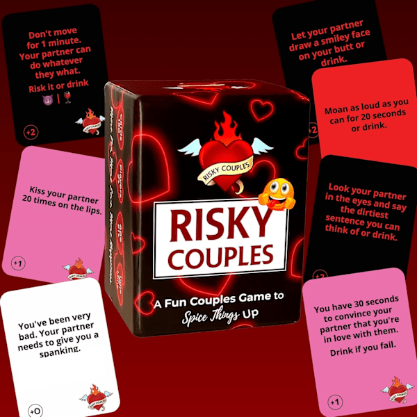 ISKY PAR - Super Sjovt Parspil til Date Night: 150 Krydrede Udfordringer & Spørgsmål til Din Partner. Romantiske Jubilæums- & Valentinsgaver.