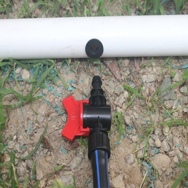 10 stk. havevandhane, slangevandingsventil, plastikafspærringsventilfitting, plastikhavehane