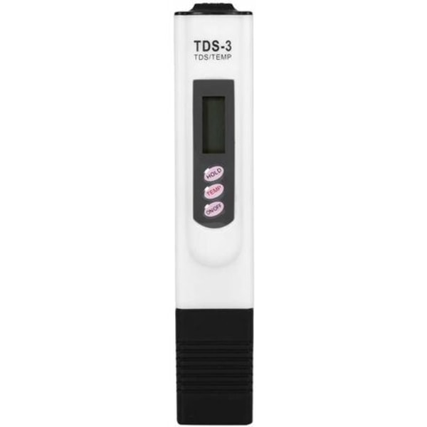 Konduktivitetsinstrument TDS-penna Vattenkvalitetsanalysator TDS-3 Vit Vattenmätpenna