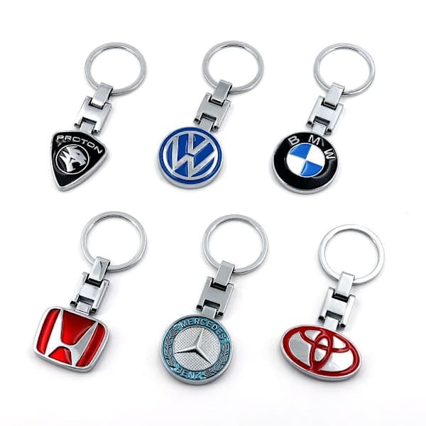 Nyckelring med H-spänne, billogotyp, 3D, dubbelsidig, förtjockad hängsmycke, present Lexus Lexus