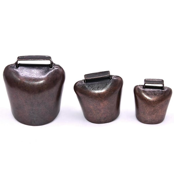Antiikkityyliset metalliset lehmänkellot, kovat äänet tuottavat hevos-, lammas- ja karjakellot Green Bronze Medium