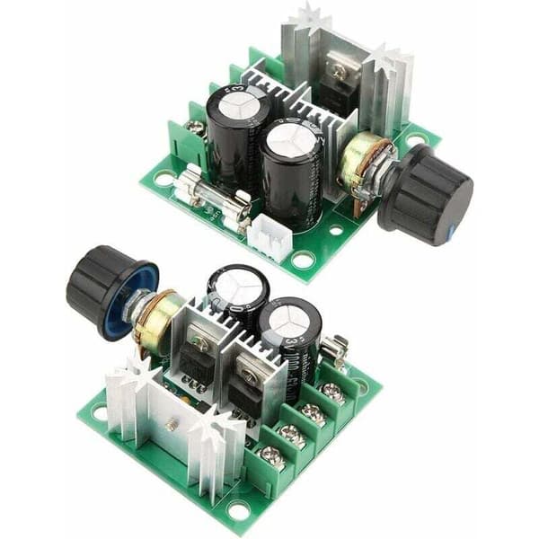 10A Motorhastighetskontroller, DC 12V-40V PWM Motorhastighetsregulator, DC Motorgovernør Variabel Hastighetsbrytermodul