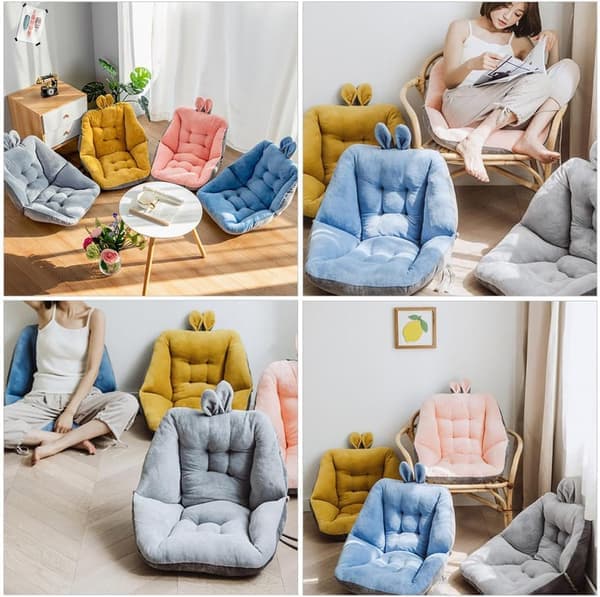 Ryglænspude Stol Ryglænspude 45*45cm Polyester Bærbar Komfortabel Delikat
