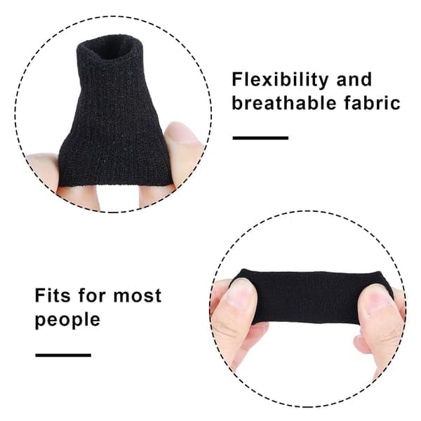 10 fingerskena Trigger Finger Splint Protector Tumstöd Elastiskt Fingervakt Kompressionsskydd Stöd