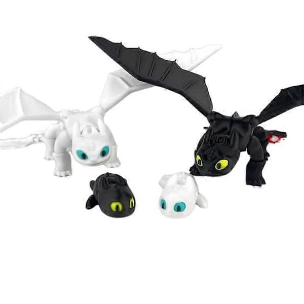 Lohikäärme-figuurisetti, 3D-keräilyfiguurit, 22cm