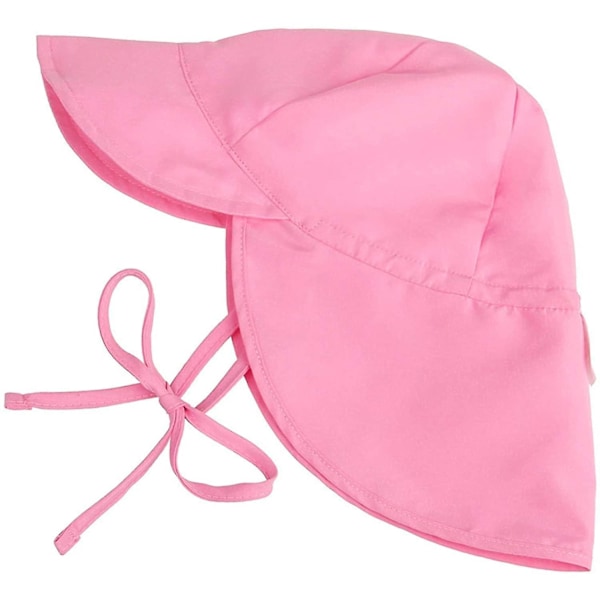 Solhatt for småbarn UPF 50+ Solhatt for små gutter Solbeskyttelse Solhatter 2-4T C Pink