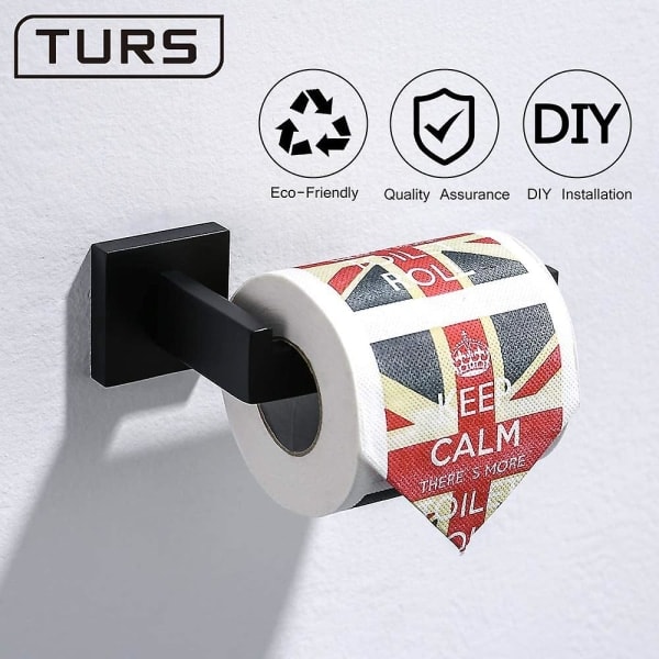 Toalettpappershållare Badrumspappershållare Sus 304 Rostfritt stål Badrumspappersdispenser Väggmontering 14*8cm