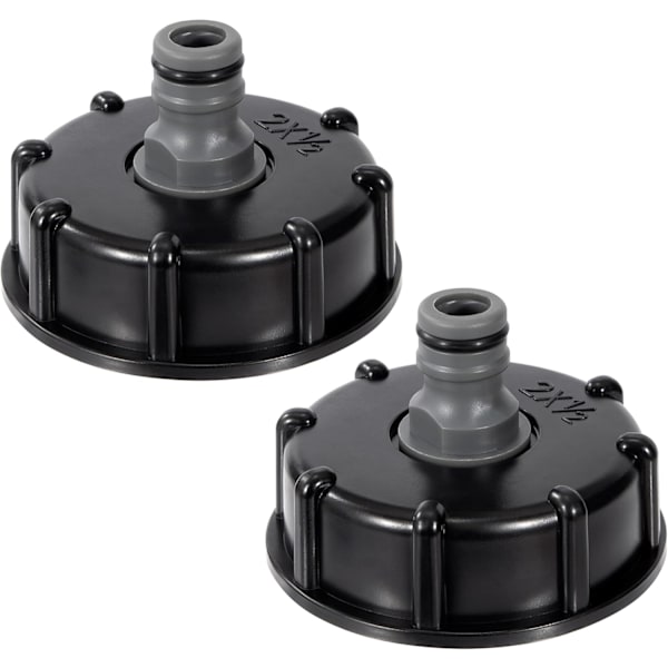 Vandtank vandtank adapter til tilslutning af haveslanger indløbsdiameter 60 mm 2 stk
