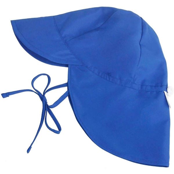Solhatt for småbarn UPF 50+ Solhatt for små gutter Solbeskyttelse Solhatter 9-18 Months E Royal Blue