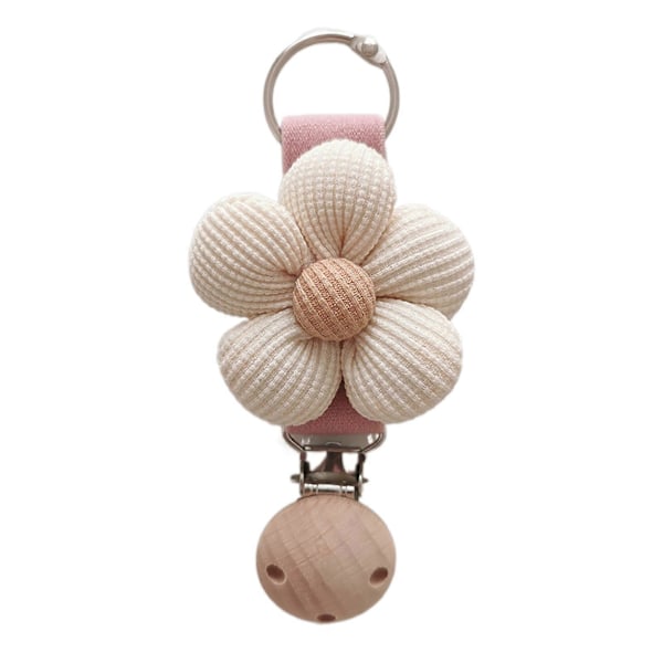 Tyylikäs Kukkahattu Klipsi Kätevä Kukkahattu Klipsi Matkatarvike Käytännöllinen Kukkahattu Pidike Sopii Hattuun ja Laukkuun pink with beige flow