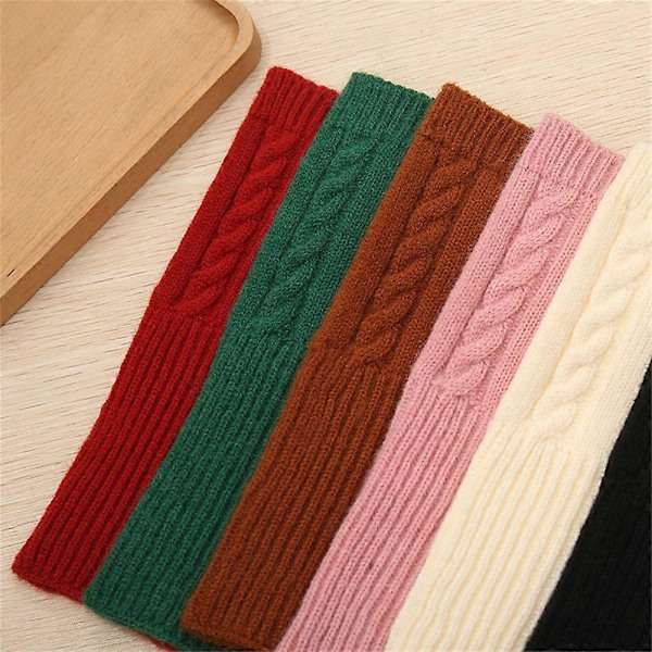 NYA Fabrikssekunder Kashmir Fingerlösa Handskar Från Turtle Doves Multicolor Beige