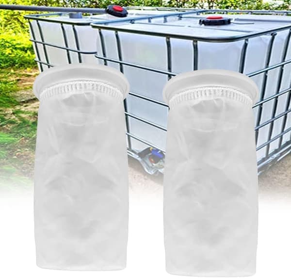 stk IBC nylonfilter, vaskbart IBC filter til regnvandstank, erstatningsnylonfilter til IBC låg (163 mm)