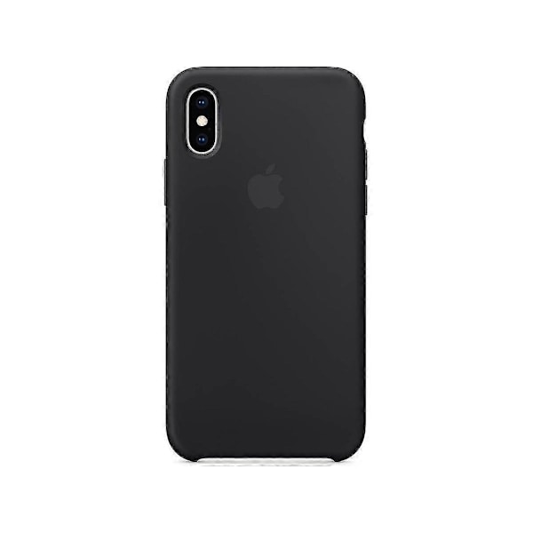 Silikoninen puhelinkotelo iPhone X & iPhone Xs -puhelimille Black