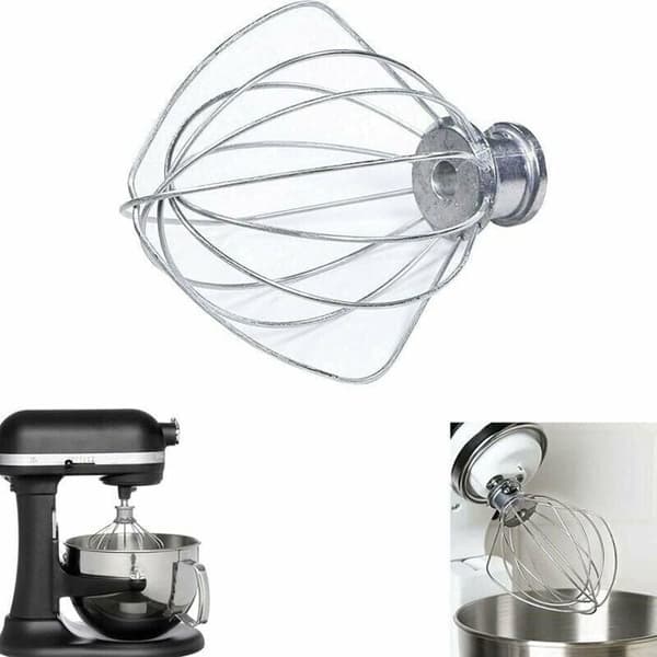 Piskeris - AIMOONSA - Kompatibel KSM15/K45/KSM90 - Rustfrit ståltråd - Til KitchenAid - Vaskbar