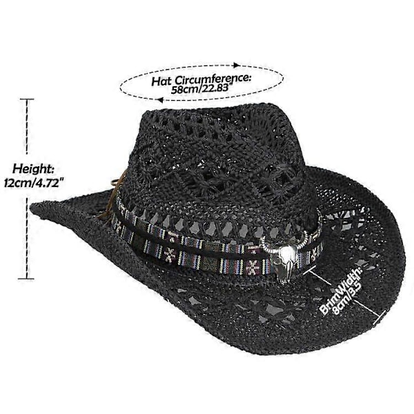FlashingBlinkyLights cowboyhatt för dam