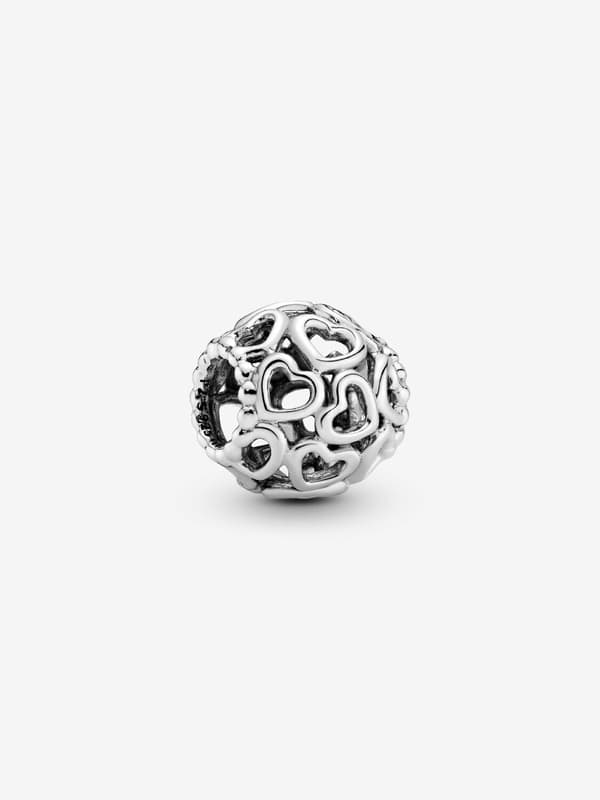 - Hjerter Overalt Charm - Sterlingsølv