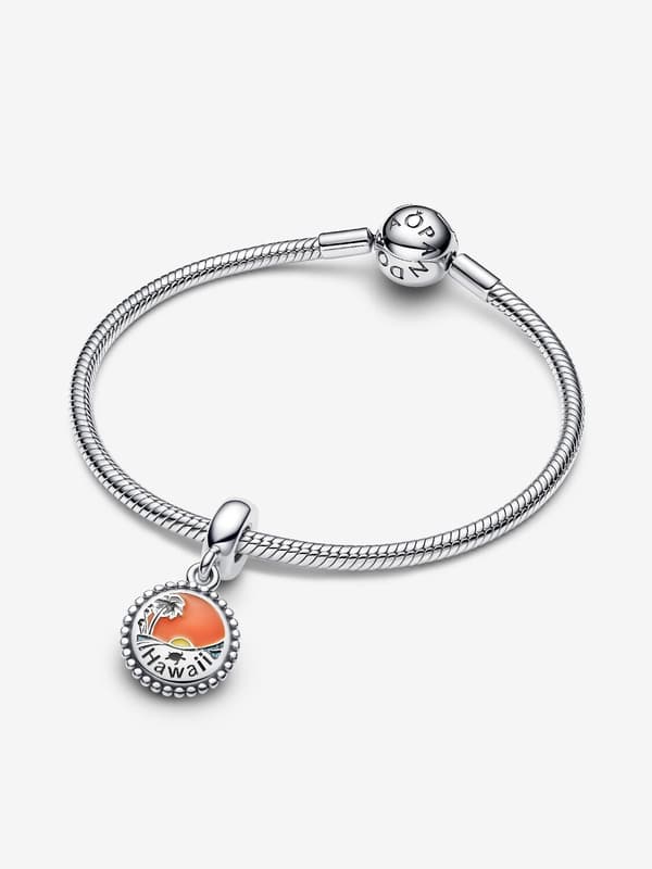 - Tropical Hawaii Hängberlock - Sterling silver