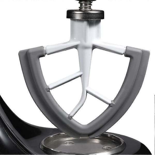 Fleksible silikonepiskerisdele til KitchenAid røremaskine med vippehoved 4,5-5QT KAESI Grå og Hvid