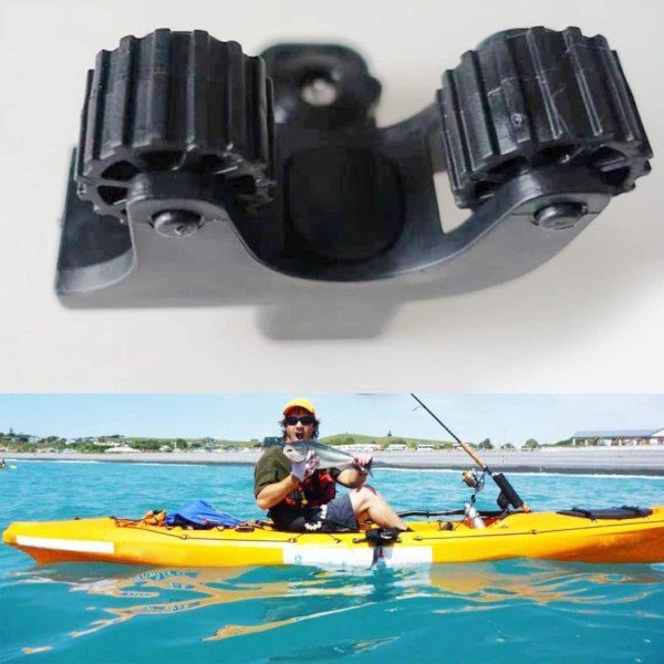 Kajakk hardware, kajakk padleholder kajakk skinne montering kajakk skinne padleholder kajakk fisketilbehør 2 stk