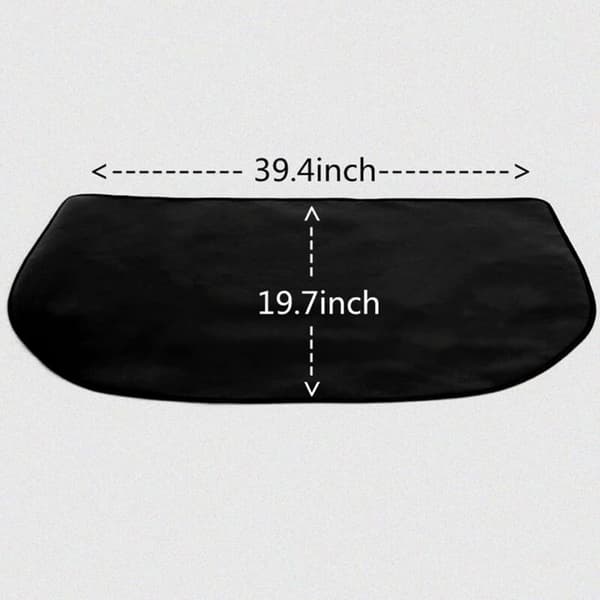 Brandsäker eldstadsmatta i glasfiber – Värme- och vattenresistent – Mått 50 x 80 cm – Optimalt skydd mot glöd
