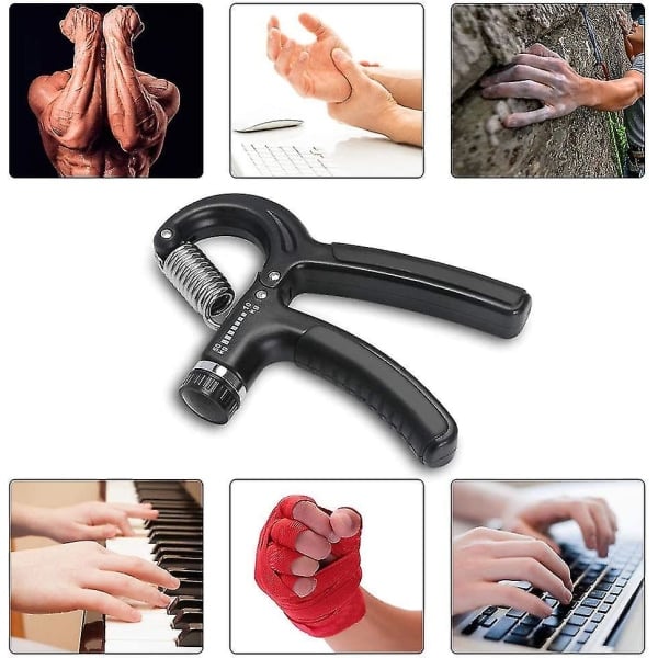 Handgrepp, Fingertränare Justerbart Motstånd 10-50 kg Handgreppsträning Kroppsbyggnad/Vikthandtag/Handtag Finger- och Underarmsträning Stark