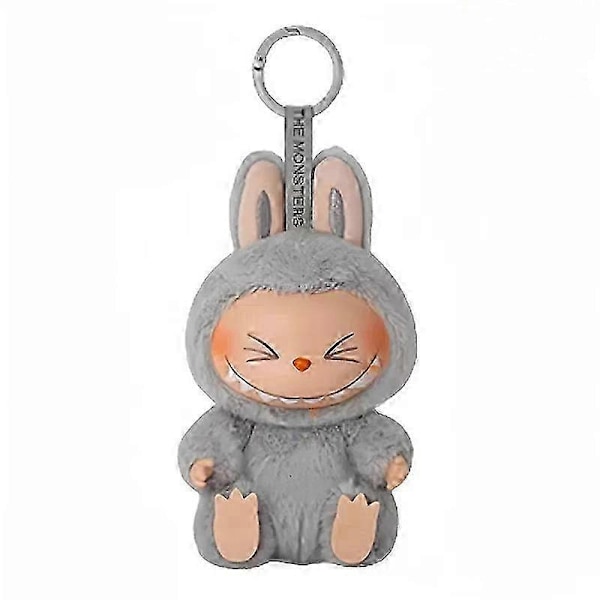 Uusi Söpö Labubu 1:1 Replica The Monsters Cardiac Macarone Kawai Arvauslaukku Hahmomalli Avaimenperä Yllätyslahjalelu A6