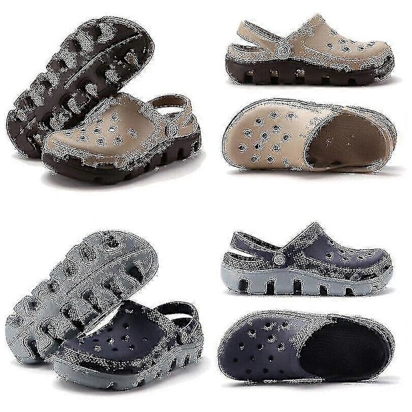 Klassiska Unisex Crocs Tofflor Sommarsandaler Träskor Slip On Skor