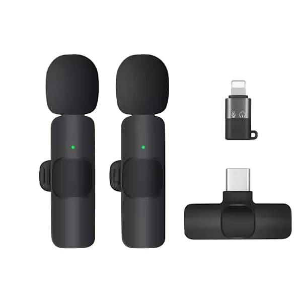 Lavalier-minimikrofoni 2 kpl langaton iPhone & Android YouTube TikTok Vlog
