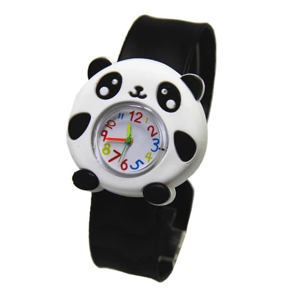 1 st tecknad panda flickor pojkar klocka armbandsur barn mode