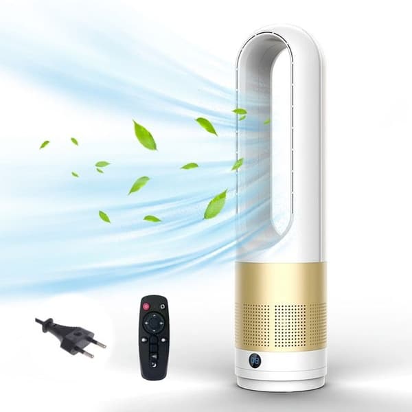 Bladeless Fan - Multicolored - 18 Inch - Remote Control - Silent - 8H Timer
