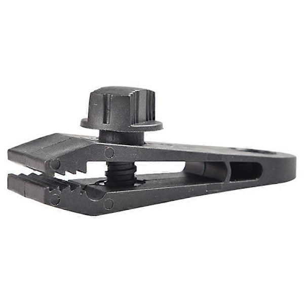 10 stk. presenningsklemmer, markisesett 8*3*2,5 cm, bilbåtdeksel, teltfestestropp, hurtigverktøy for utendørsarbeid, deler